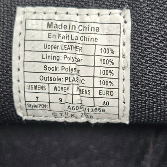 TUK/ T.U.K Suede Leather Creeper Black Goth Punk Grunge Sneakers M 7 - W 9 - Picture 8 of 8